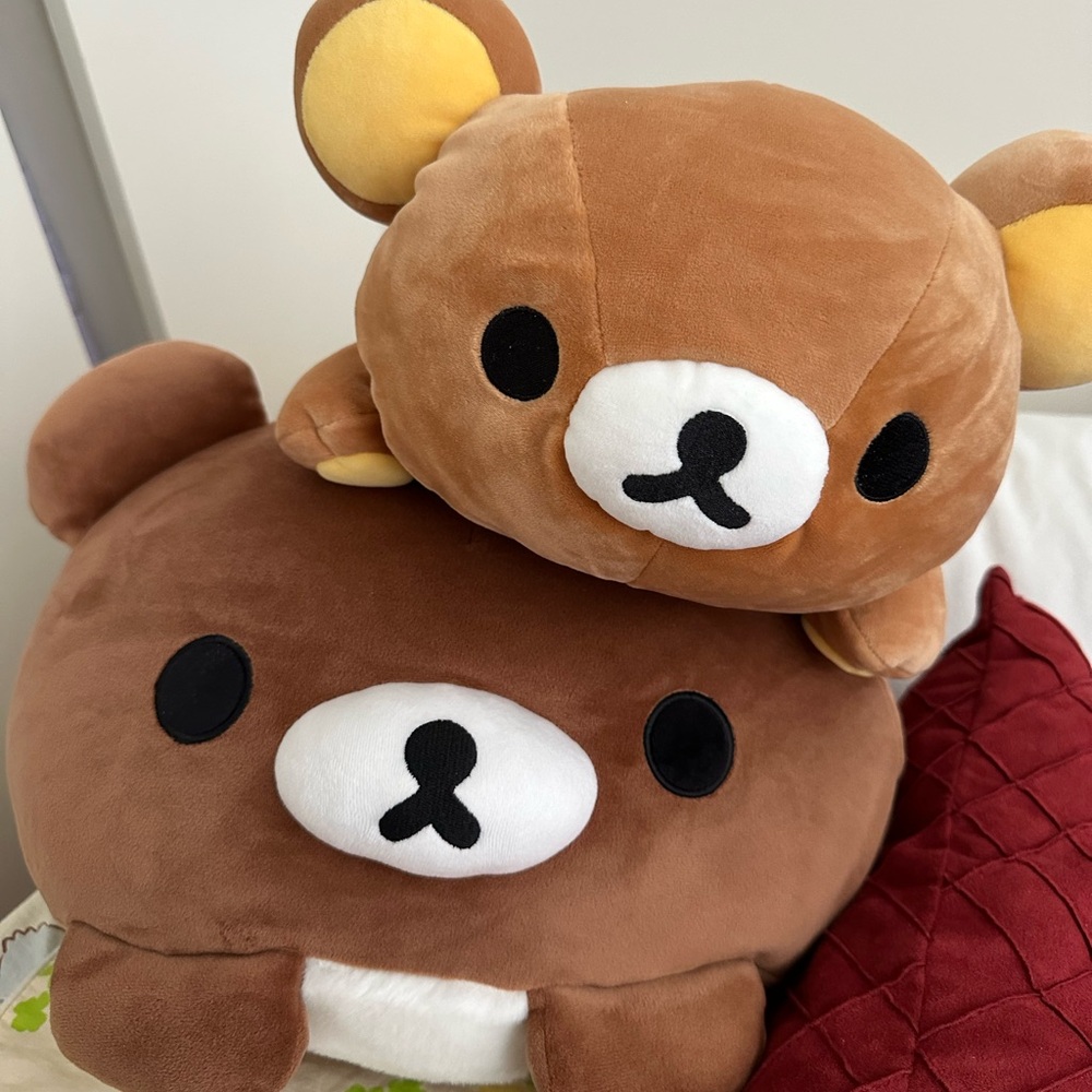 Rilakkuma Brown Bear Plush Duo